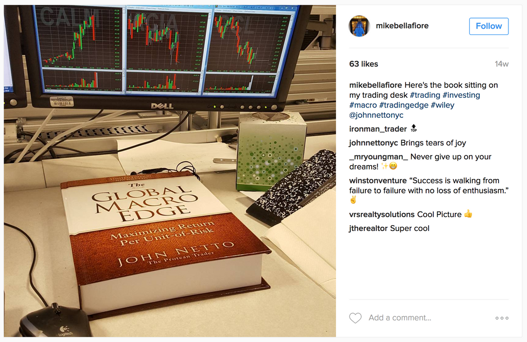 Mike Bellafiore Instagram Post